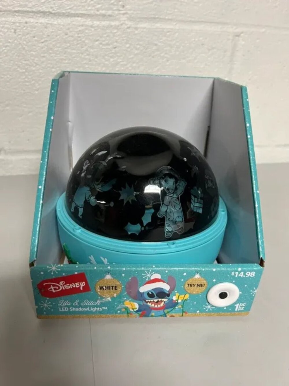 Lilo & stitch Christmas LED rotating shadowlights